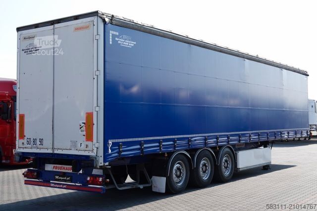 Semi-remorque bâchée FRUEHAUF FIRANKA / STANDARD / MOCNA POD?OGA SZYNA DESKA /