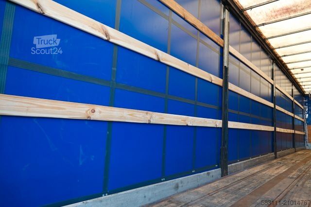 Semi-remorque bâchée FRUEHAUF FIRANKA / STANDARD / MOCNA POD?OGA SZYNA DESKA /