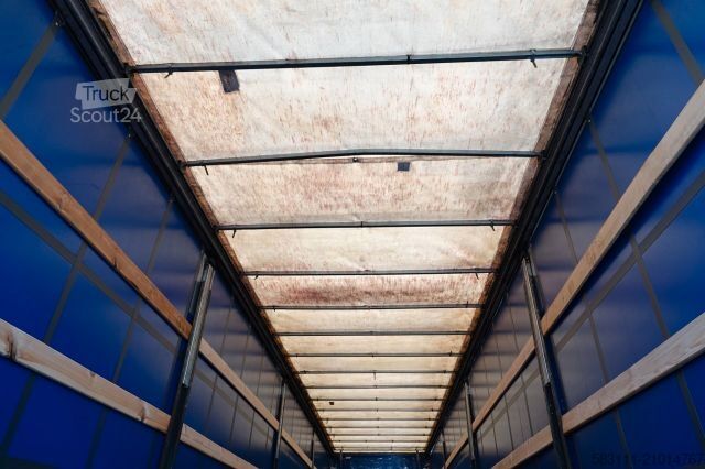 Semi-remorque bâchée FRUEHAUF FIRANKA / STANDARD / MOCNA POD?OGA SZYNA DESKA /