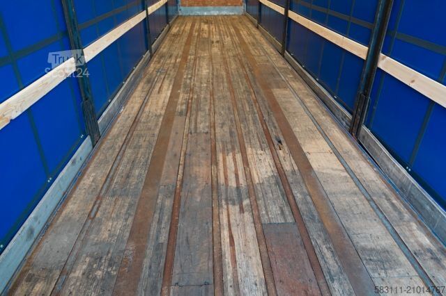 Semi-remorque bâchée FRUEHAUF FIRANKA / STANDARD / MOCNA POD?OGA SZYNA DESKA /