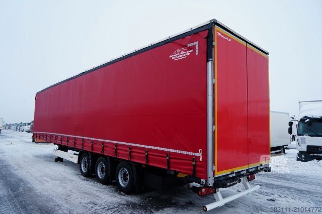 Open oplegger met zeil WIELTON FIRANKA / MEGA / DACH PODNOSZONY / SYSTEM BDE -