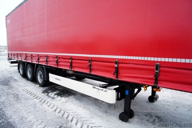 Open oplegger met zeil WIELTON FIRANKA / MEGA / DACH PODNOSZONY / SYSTEM BDE -