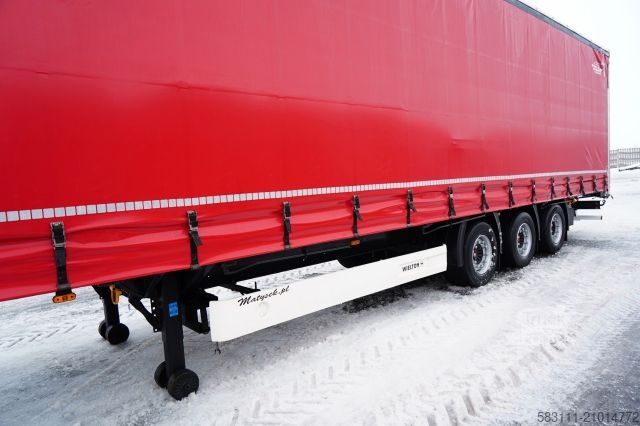 Open oplegger met zeil WIELTON FIRANKA / MEGA / DACH PODNOSZONY / SYSTEM BDE -