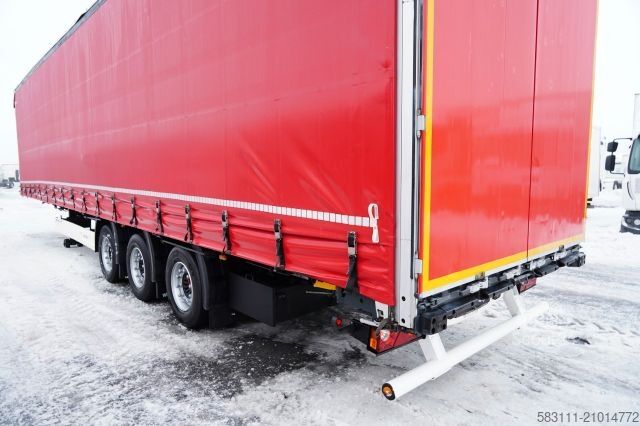 Open oplegger met zeil WIELTON FIRANKA / MEGA / DACH PODNOSZONY / SYSTEM BDE -