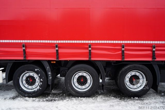 Open oplegger met zeil WIELTON FIRANKA / MEGA / DACH PODNOSZONY / SYSTEM BDE -