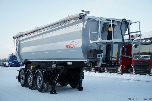 Полуприцеп-самосвал MEGA WYWROTKA / 26 m3 / STALOWA / STANDARD / O? PODNO