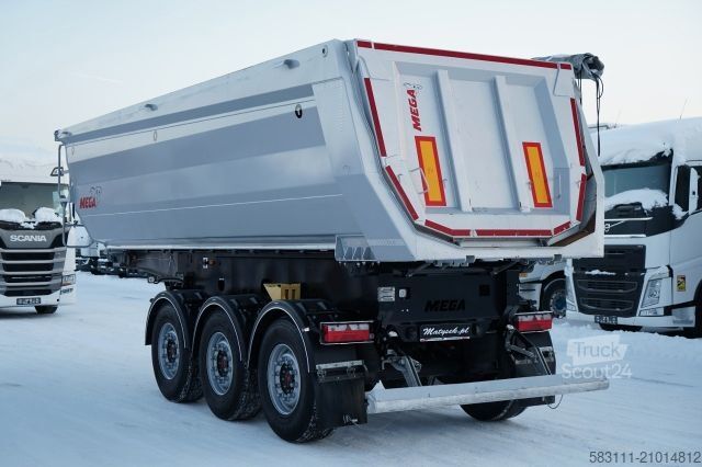 Полуприцеп-самосвал MEGA WYWROTKA / 26 m3 / STALOWA / STANDARD / O? PODNO