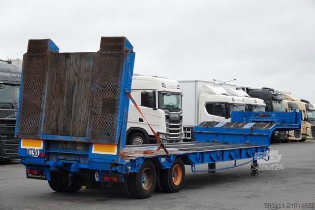 Remorque surbaissée KAISER LAWETA NISKOPODWOZIOWA / NAJAZDY HYDRAULICZNE /