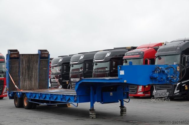 Remorque surbaissée KAISER LAWETA NISKOPODWOZIOWA / NAJAZDY HYDRAULICZNE /