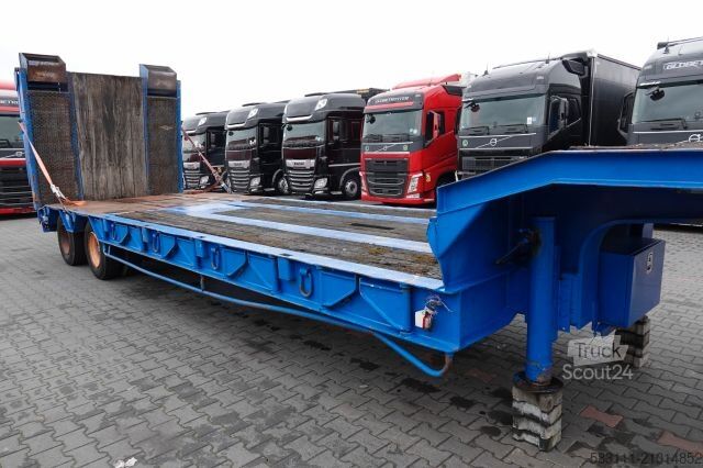 Remorque surbaissée KAISER LAWETA NISKOPODWOZIOWA / NAJAZDY HYDRAULICZNE /