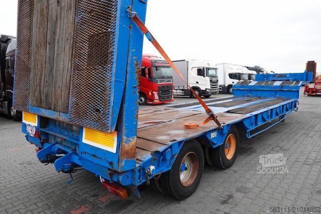 Remorque surbaissée KAISER LAWETA NISKOPODWOZIOWA / NAJAZDY HYDRAULICZNE /