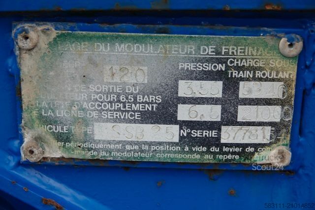 Remorque surbaissée KAISER LAWETA NISKOPODWOZIOWA / NAJAZDY HYDRAULICZNE /