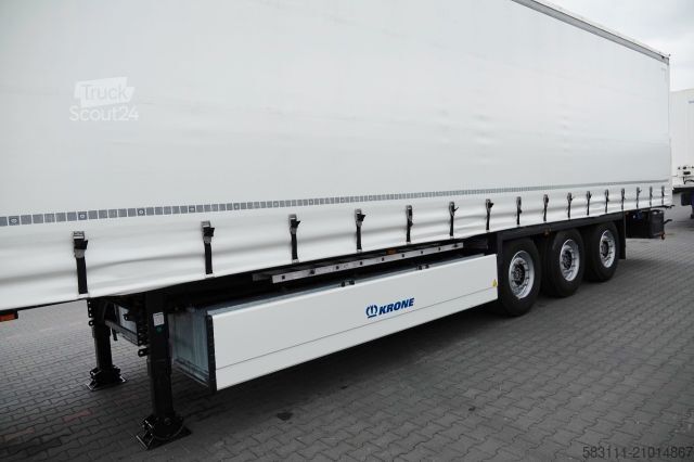 Otvorena poluprikolica sa ceradom KRONE FIRANKA / STANDARD / 2X  O? PODNOSZONA