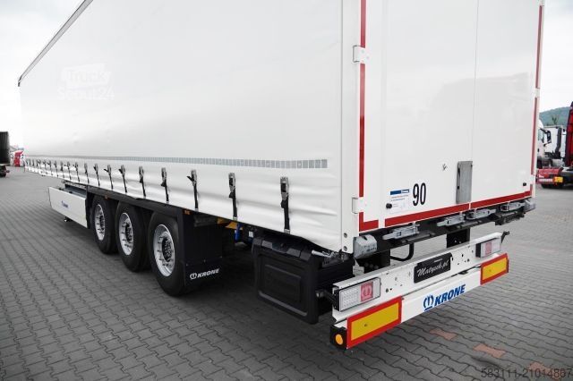 Otvorena poluprikolica sa ceradom KRONE FIRANKA / STANDARD / 2X  O? PODNOSZONA