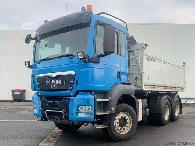 Camion-benne tricar MAN TGS 26.440 6x4 BL TGS 26.440 6x4 BL, Intarder