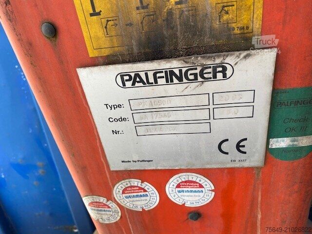 Tornkran Mercedes-Benz Atego 1823 4x2 Atego 1823 4x2 mit Kran Palfinger PK10500, Kipper 16m³