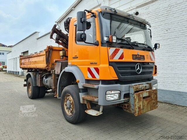 Tornkran Mercedes-Benz Axor 1828 AK 4x4 Axor 1828 AK 4x4, Winterdienstausstattung, Kran Atlas AK 65.2, Funk