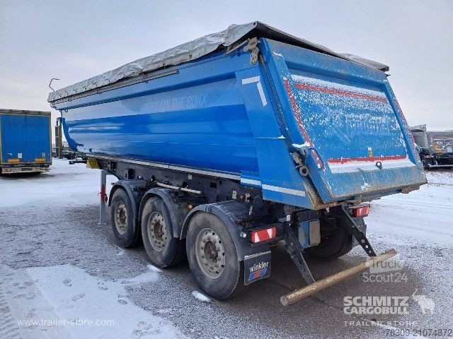 Kipper Auflieger Meiller Kipper Stahlrundmulde 25m³