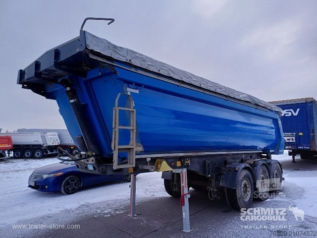 Kipper Auflieger Meiller Kipper Stahlrundmulde 25m³