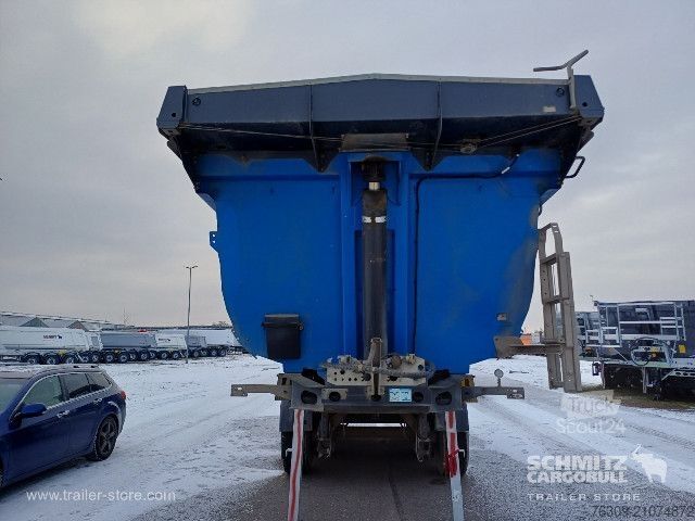 Kipper Auflieger Meiller Kipper Stahlrundmulde 25m³