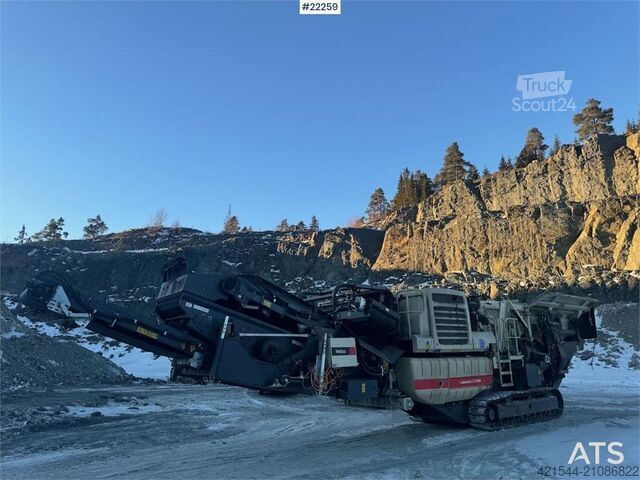 Trituradora de escombros Metso LT1110S impact crusher with screen
