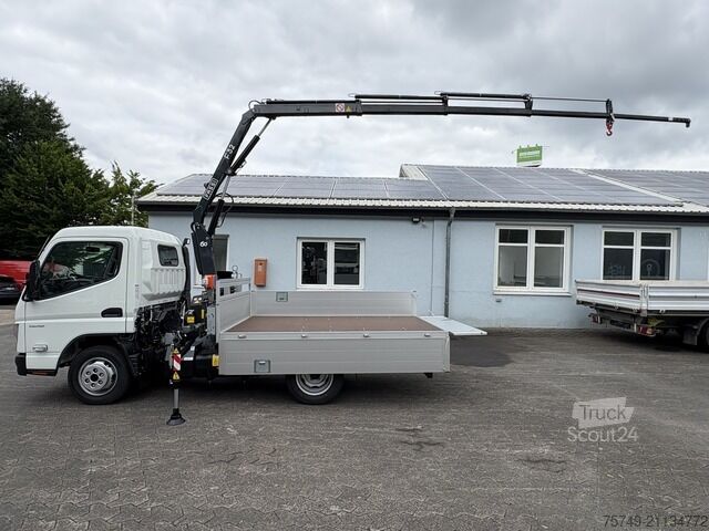 Furgone pick-up Fuso 3S15 Alu Pritsche 2.80m Ladekran Funk! sofort verfügbar!
