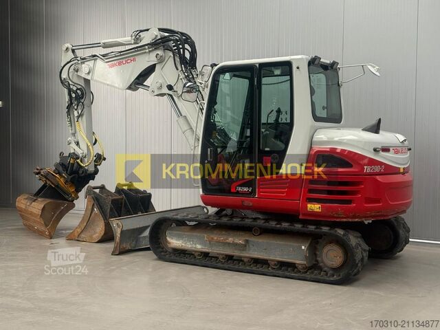 Εκσκαφέας Midi Takeuchi TB 290 Engcon Draaikantelstuk