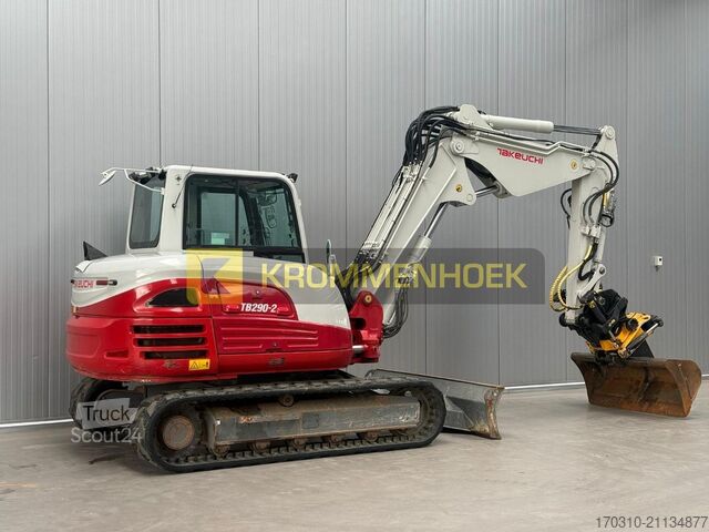 Εκσκαφέας Midi Takeuchi TB 290 Engcon Draaikantelstuk