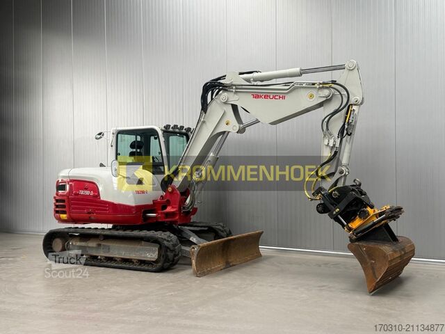 Εκσκαφέας Midi Takeuchi TB 290 Engcon Draaikantelstuk