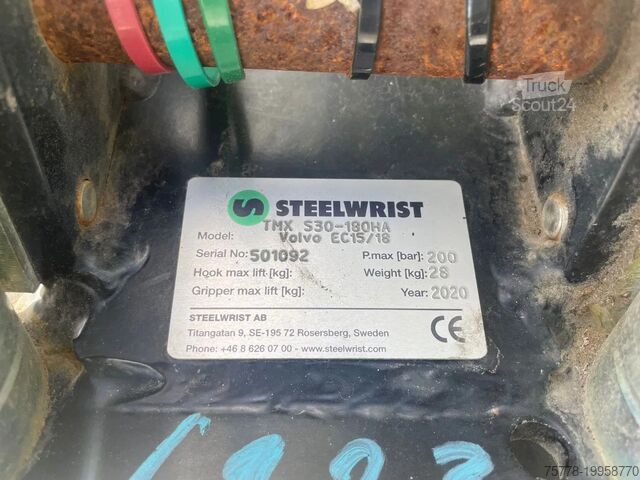 вертушка Sanderson STEELWRIST TMX S30 -180HA | TILT QUICKCOUPLER |...