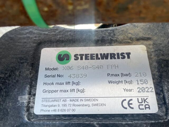 Draaitafel STEELWRIST STEELWRIST X06 S40 | TILT ROTATOR | VLS | FPL |...