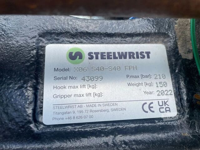 Draaitafel STEELWRIST X06 S40 | TILT ROTATOR | VLS | FPL | RF | NEW /...