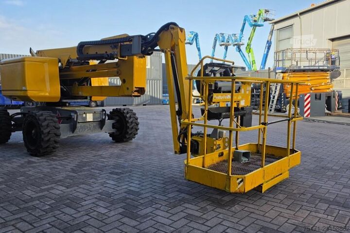 Articulated telescopic work platform Haulotte HA16RTJ Pro Diesel, 4x4x4 Drive, 16 m Working Heig