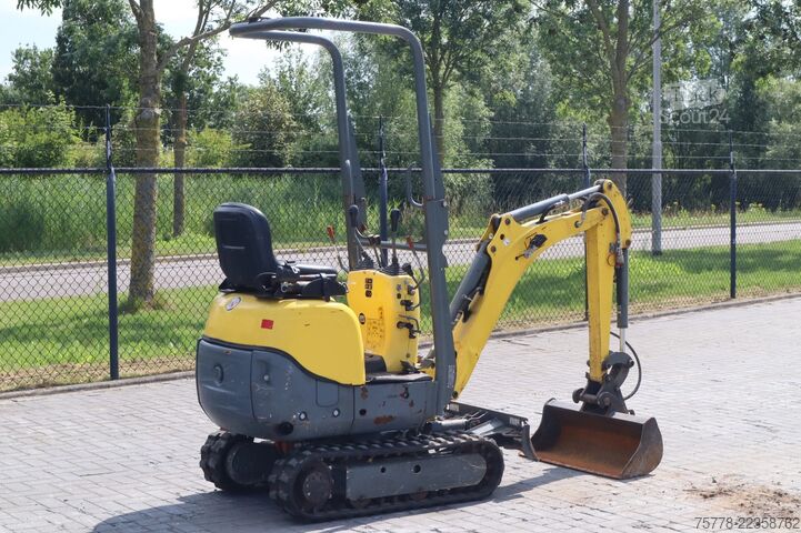 حفارة صغيرة WACKER NEUSON E08-01 | DUTCH | 3 BUCKETS | RIPPER