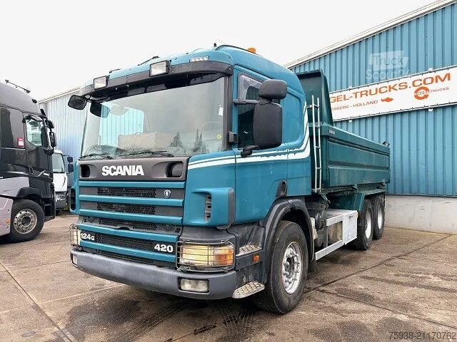 Volquete Scania P124-420 G 6x2 FULL STEEL KIPPER (MANUAL GEARBO...