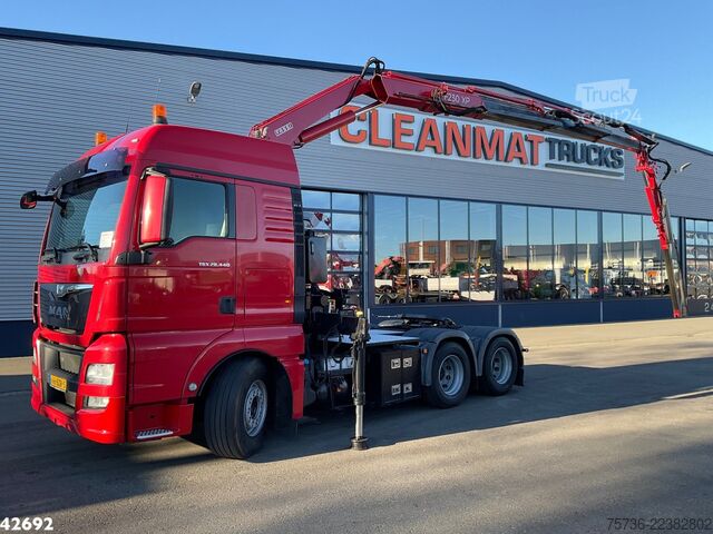  Man TGX 28.440 Euro 6 Fassi 23 Tonmeter laadkraan +...