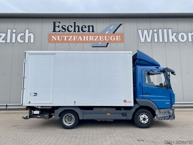 Kasa kamyoneti MERCEDES-BENZ Atego 818 4,35mKoffer*LBW+Tür*3x Sitze*AC*Autom.