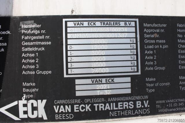 Kühlauflieger  SATTELANHÄNGER Tiefkühlkoffer