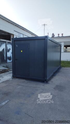 špeciálny kontajner 20 Fuß Büroncontainer / Anthrazit / Aufenthaltsraum / mobiles Büro