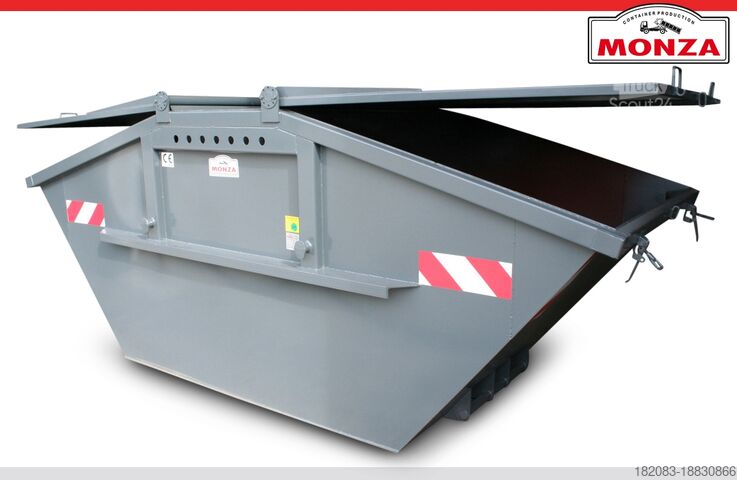 Hoppa över container Monza 7 m³ - Absetzmulde - Stahldeckel