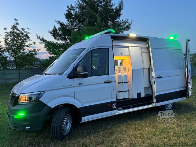 Greitosios pagalbos automobilis RTW MAN TGE 3.180 visų varančiųjų ratų pavara MAN TGE 3