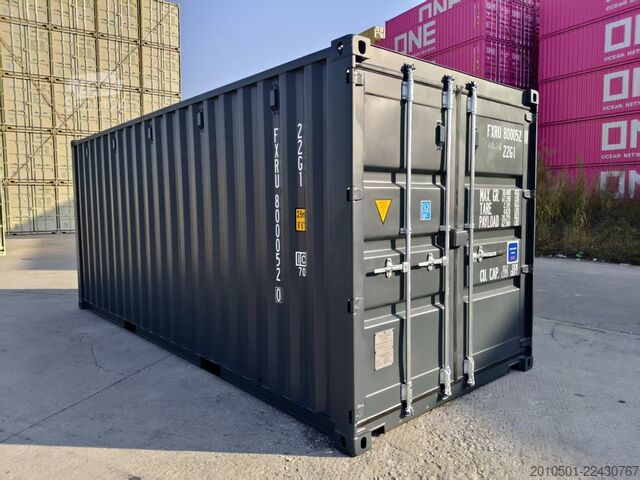 Jūras konteiners 20 Fuß Seecontainer /One Way / Anthrazit / self storage / Lagercontainer / 6m