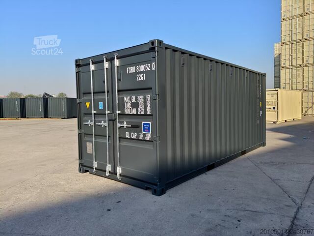 Jūras konteiners 20 Fuß Seecontainer /One Way / Anthrazit / self storage / Lagercontainer / 6m
