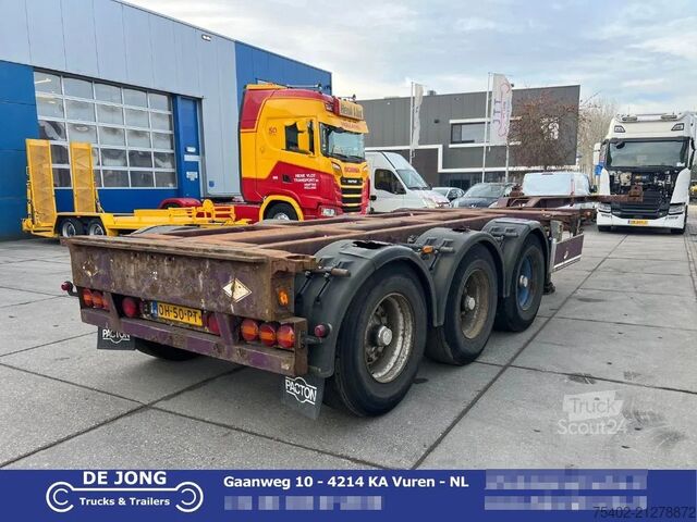 Transporte de contenedores Pacton / TXC343 / 2X Extendable / 45FT / 2x Lift Axle