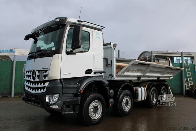 Trójstronna wywrotka MERCEDES-BENZ 3545 8x4 BB RETARDER BORDMATIK AHK Nr.: 078