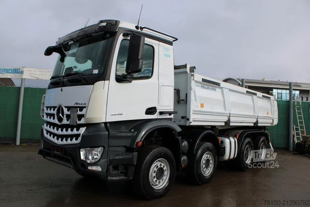 Trójstronna wywrotka MERCEDES-BENZ 3545 8x4 BB RETARDER BORDMATIK AHK Nr.: 078