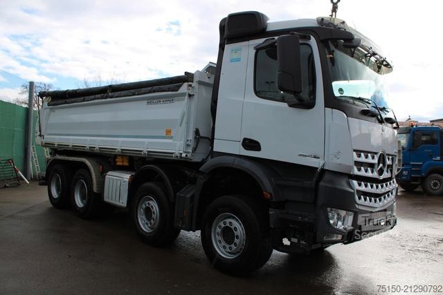 Trójstronna wywrotka MERCEDES-BENZ 3545 8x4 BB RETARDER BORDMATIK AHK Nr.: 078