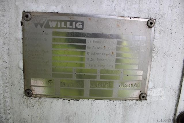 Tankauflieger  WILLIG Diesel/Benzin SELBSTAUSLÄUFER Nr.: 018