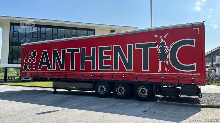 Semirimorchio con telone Krone SDP