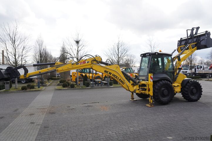 Buldoexcavator New Holland B115B backhoe loader / 4600 MTH ! / 2020